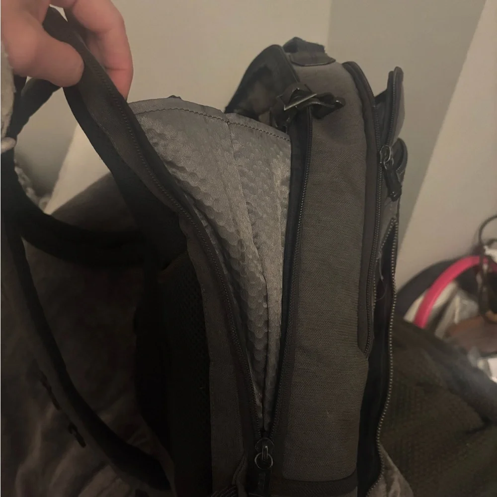 Tumi Alpha Bravo Davis Charcoal and Black Men's Backpack